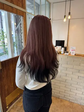 ロング カラー 中村 空のヘアスタイル