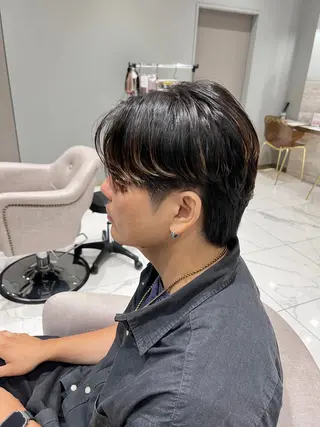 メンズ 志田 ほんのヘアスタイル