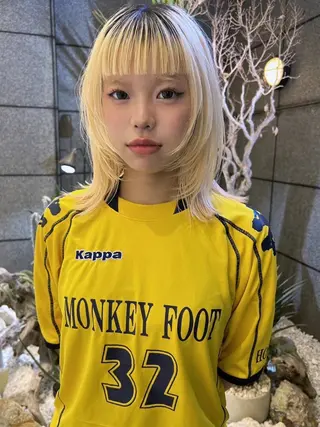 ミディアム オシャレデザイン 🧺🪽/SHUNOのヘアスタイル