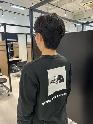 ミディアム パーマ メンズ kimika🥑 メンズ/髪質改善のヘアスタイル