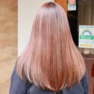 ロング カラー うる艶×韓国hair 【아스카🌸アスカ】のヘアスタイル