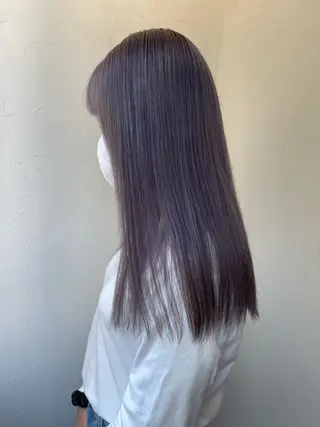 ロング カラー 顔周りカット/ボブ/ ツヤ髪/coconaのヘアスタイル