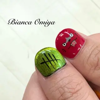 ネイル ビアンカ大宮 店長 モリサワレイラのネイルデザイン