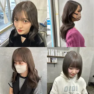 カラー fudge所属・MaisonHALU 松浦光咲のヘアスタイル