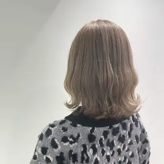 ミディアム カラー I'S.横浜所属・赤み消しカラー 🍀JUNKIのヘアスタイル