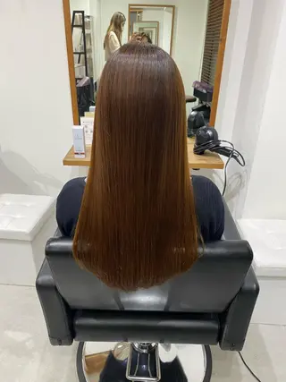 ロング カラー 銀座⚜️【脱白髪染め 美髪矯正】トグチのヘアスタイル