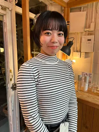 ショート iru所属・mi kiのヘアスタイル