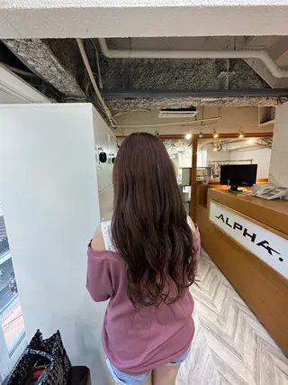 ロング 韓国ヘア×ハイトーン AYA💫のヘアスタイル