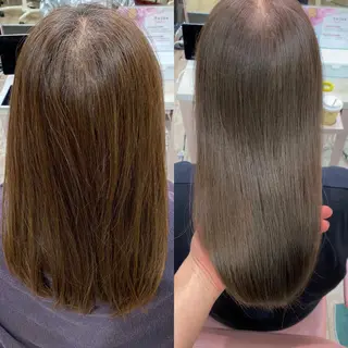 ロング カラー On所属・顔まわりカット🌟 くびれヘア/寺門遥輝のヘアスタイル