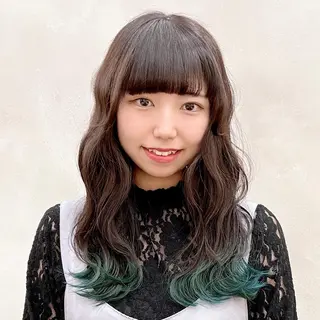 ロング カラー 🤍髪質改善➕透明感 カラー🤍川上葵のヘアスタイル