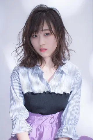 ミディアム カラー omocha hair salon所属・大嶋 伸吾のヘアスタイル