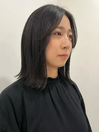 カラー ボブ／ミニボブ／ akaneのヘアスタイル