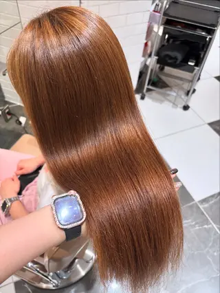 ロング 田口 瑠璃菜のヘアスタイル