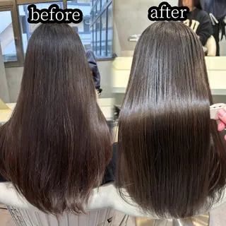 セミロング カラー ヘアアレンジ 美髪矯正🫧/ 吉田こうすけのヘアスタイル