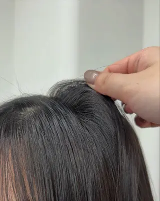 ミディアム 透け感カラー / ストレート/ハルカのヘアスタイル