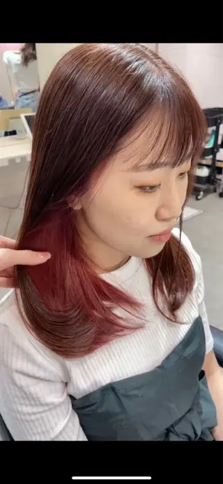 セミロング RIN🩶レイヤー /ハッシュカットのヘアスタイル