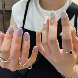 ネイル AOI✩⡱ y2kネイルのネイルデザイン