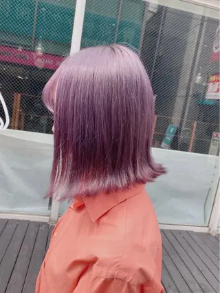 ミディアム カラー 原宿ブロンド💎 艶髪ハイトーン/大和のヘアスタイル