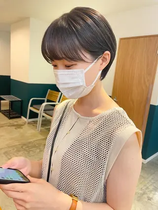 ショート ☁️RIKA☁️ @ri2_____bのヘアスタイル