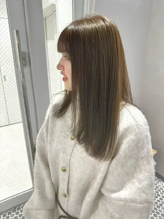 セミロング 透明感カラー✴︎ SAYAKAのヘアスタイル