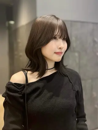 ミディアム ALBUM/銀座/ 💇キイチロウ💈のヘアスタイル