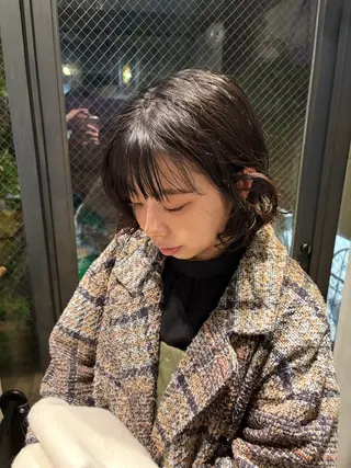 ミディアム パーマ 【お洒落パーマ】 Elme　肥塚康汰郎のヘアスタイル