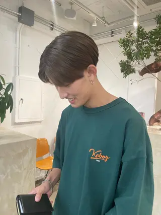 ショート カラー メンズ Terve.竹内 視咲のヘアスタイル