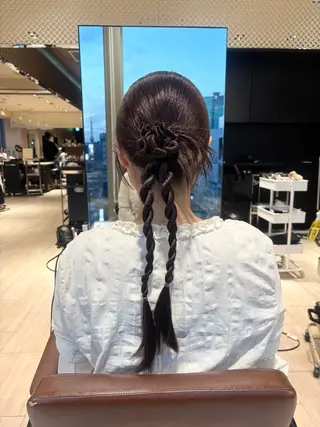 ヘアアレンジ 穂積 未優のヘアスタイル