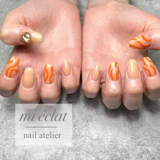 ネイル mi éclat ミ　エクラのネイルデザイン