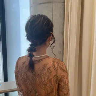 ヘアアレンジ 🍪ヨシイハルネ🍪 ラベンダーカラーのヘアスタイル