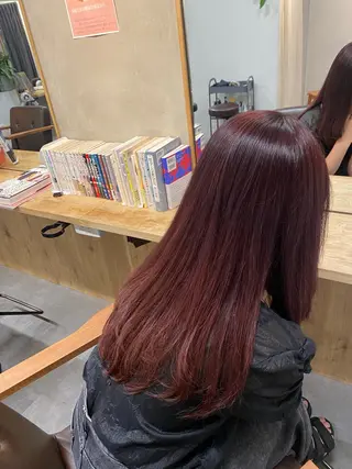 ロング カラー hair&culture gallery moloco　神保町　九段下店所属・RISA🩶🐈‍⬛ カット✨透明感カラーのヘアスタイル