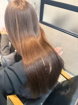 ロング カラー 髪質改善🫧‪ りこのヘアスタイル