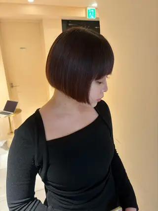 ミディアム 風香🪼レイヤー /透明感カラーのヘアスタイル