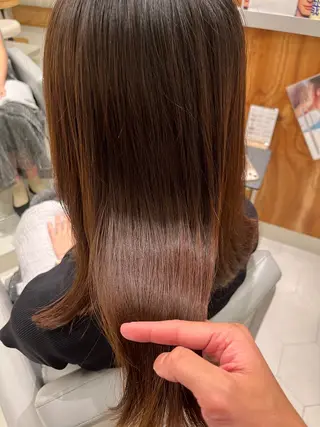 セミロング 髪質改善/縮毛矯正 艶髪🔥高杉のヘアスタイル