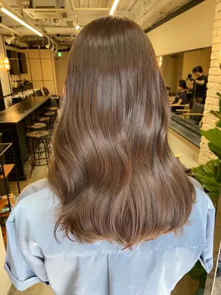 ロング カラー 地毛風艶カラー🌿 喜多夏海のヘアスタイル