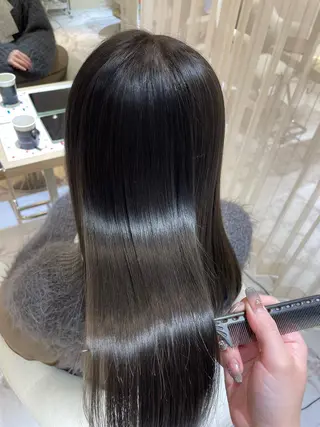 ロング マホ/日吉/髪質改善 /レイヤー/ガーリーのヘアスタイル