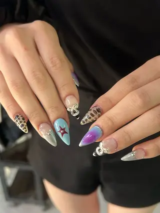 ネイル Hata nail /個性派ニュアンスのネイルデザイン