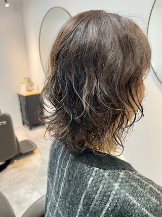 ショート パーマ aioon吉田 正輝のヘアスタイル
