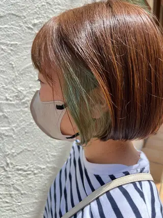 ショート 松山 優里のヘアスタイル