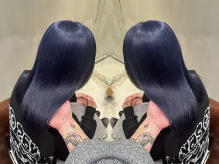 ロング カラー ブリーチで叶える透明 感カラーTakeruのヘアスタイル