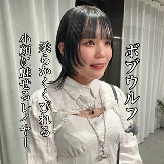 ショート 🐺立川のウルフ屋 さん🐺おかみ🐺のヘアスタイル