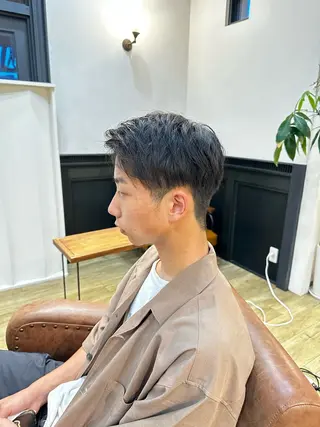 メンズ 暖色/透明感カラー /蟹江/harunaのヘアスタイル