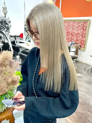 ロング カラー YURAGI🌿 SAKIのヘアスタイル