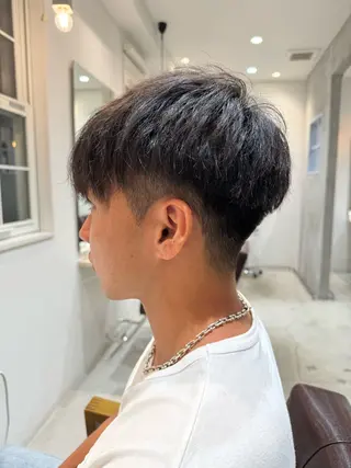 パーマ メンズ hono🐬カラー 特化/ハイトーンのヘアスタイル