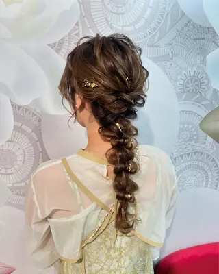 ヘアアレンジ 佐野 優美子のヘアスタイル