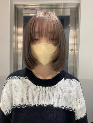 ミディアム ୨୧柔らかいカラー nozomi ୨୧のヘアスタイル