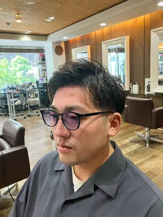 ショート メンズ 山本 聖真のヘアスタイル