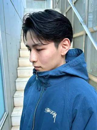 メンズ センターパート/ 暖色カラーayuのヘアスタイル