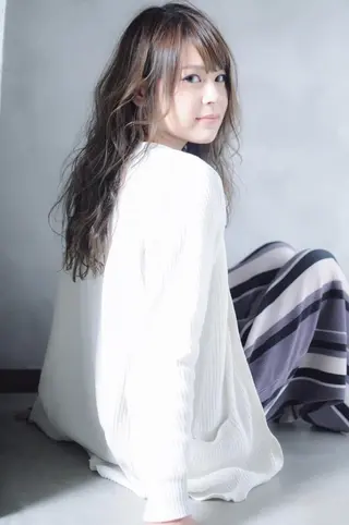 ロング カラー 松村 崇弘のヘアスタイル