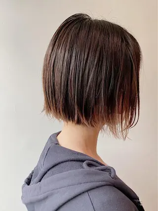 ショート カラー ノグチ ユウキ/ボブのヘアスタイル